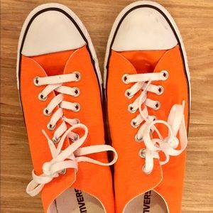 Converse Bright Orange Size 9 Mens